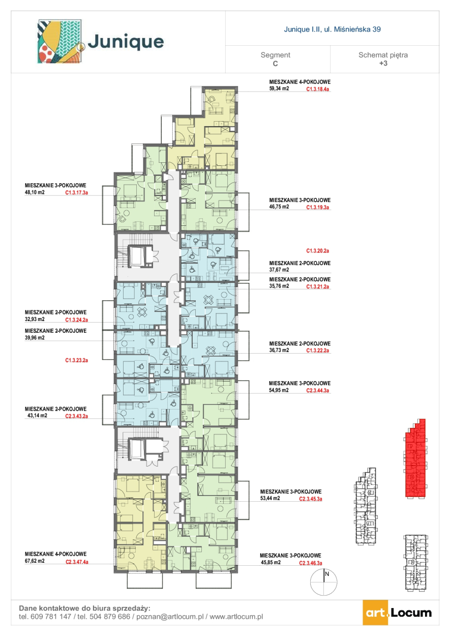 Junique I.II - Piętro 3