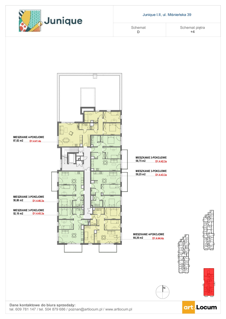 Junique I.II - Piętro 4