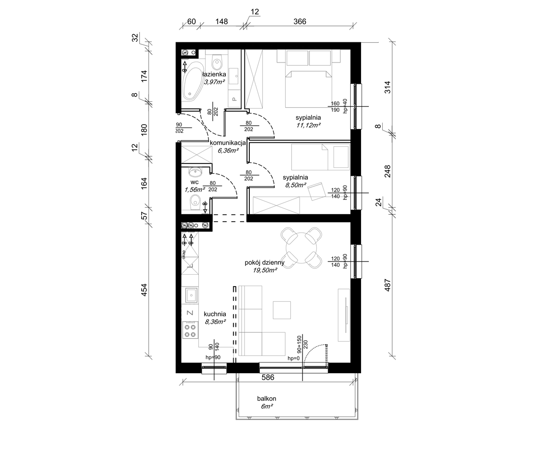 Mieszkanie A.2.15.3k