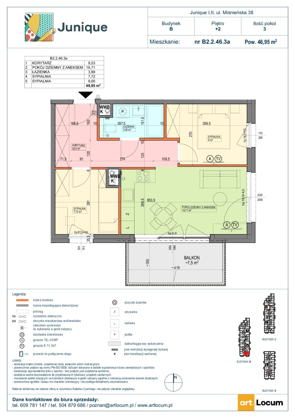 Mieszkanie B2.2.46.3a