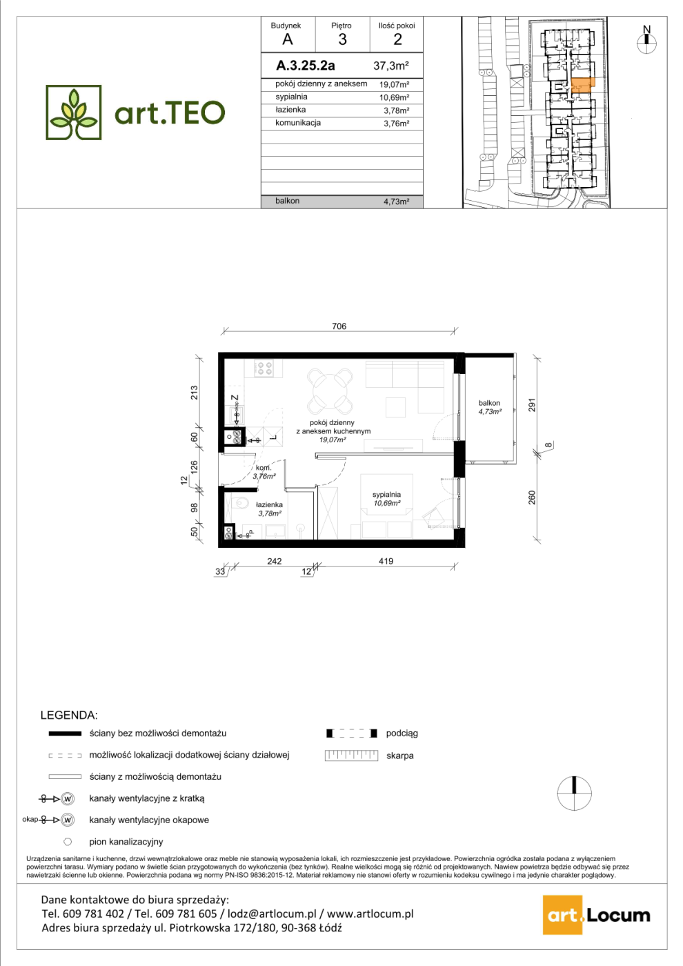 Mieszkanie A.3.25.2a