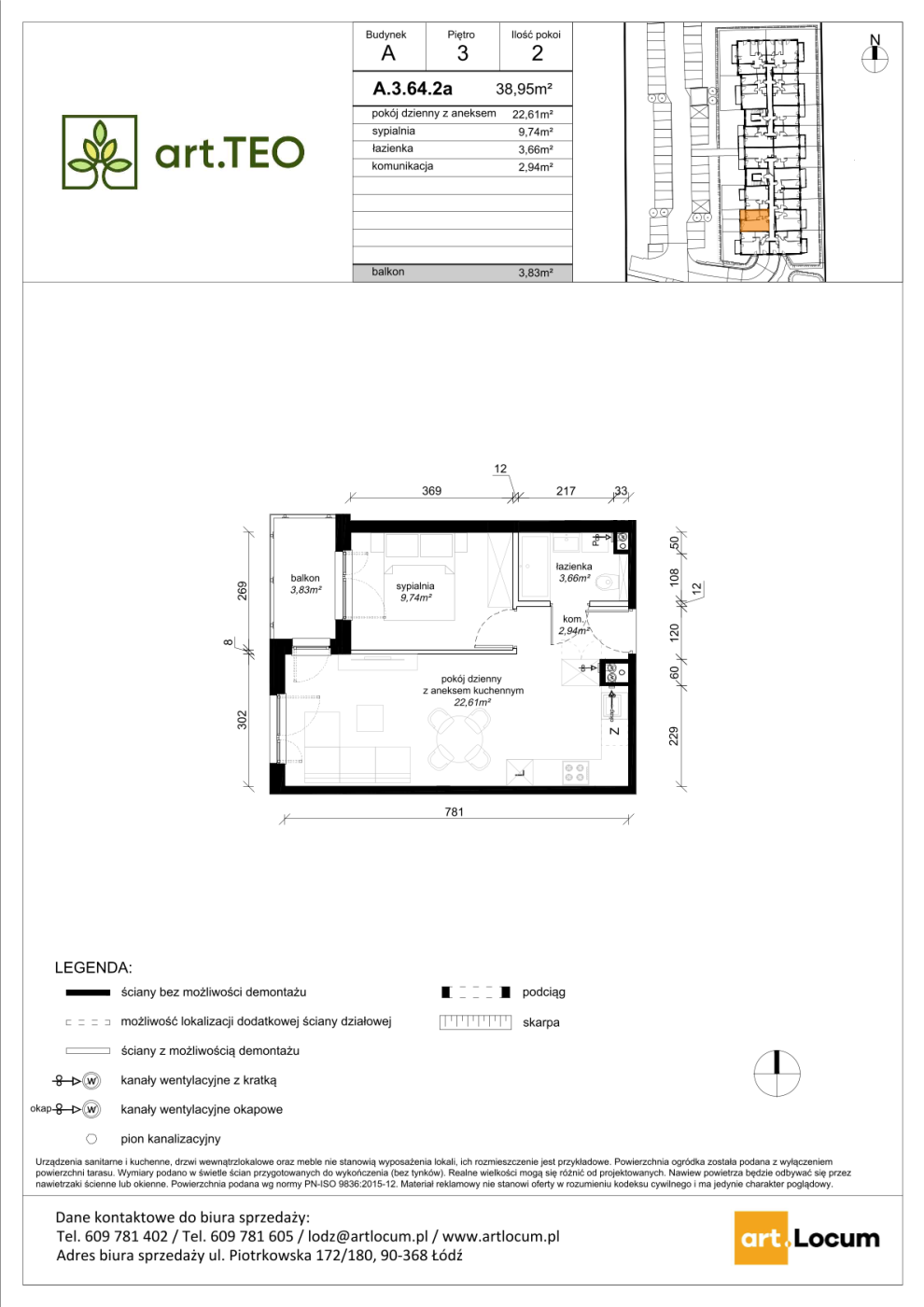 Mieszkanie A.3.64.2a