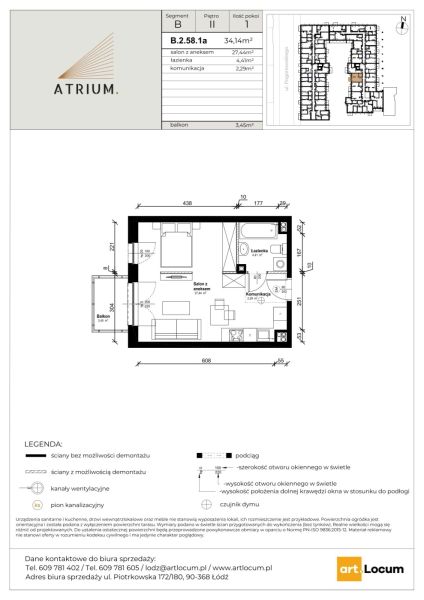Mieszkanie B.2.58.1a