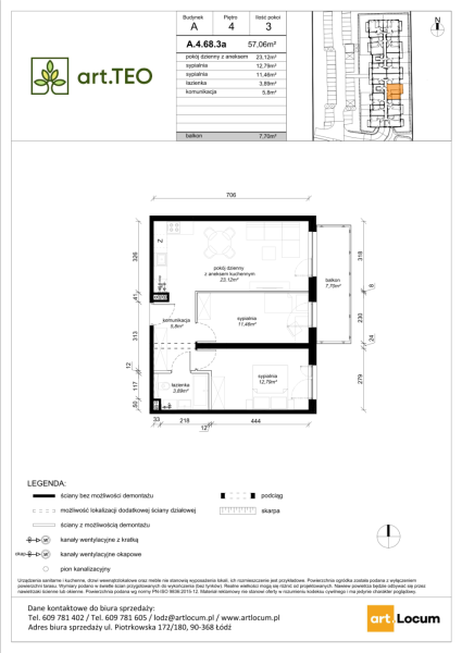 Mieszkanie A.4.68.3a